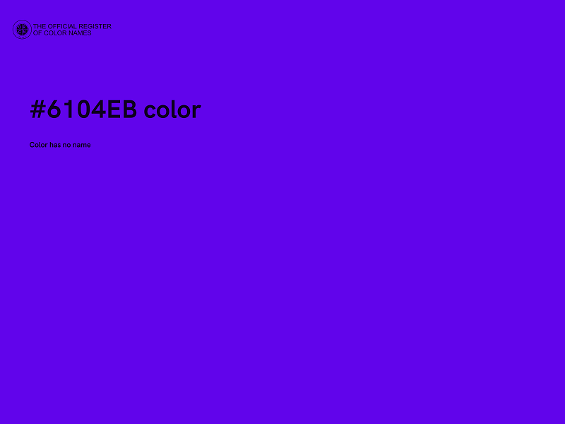 #6104EB color image