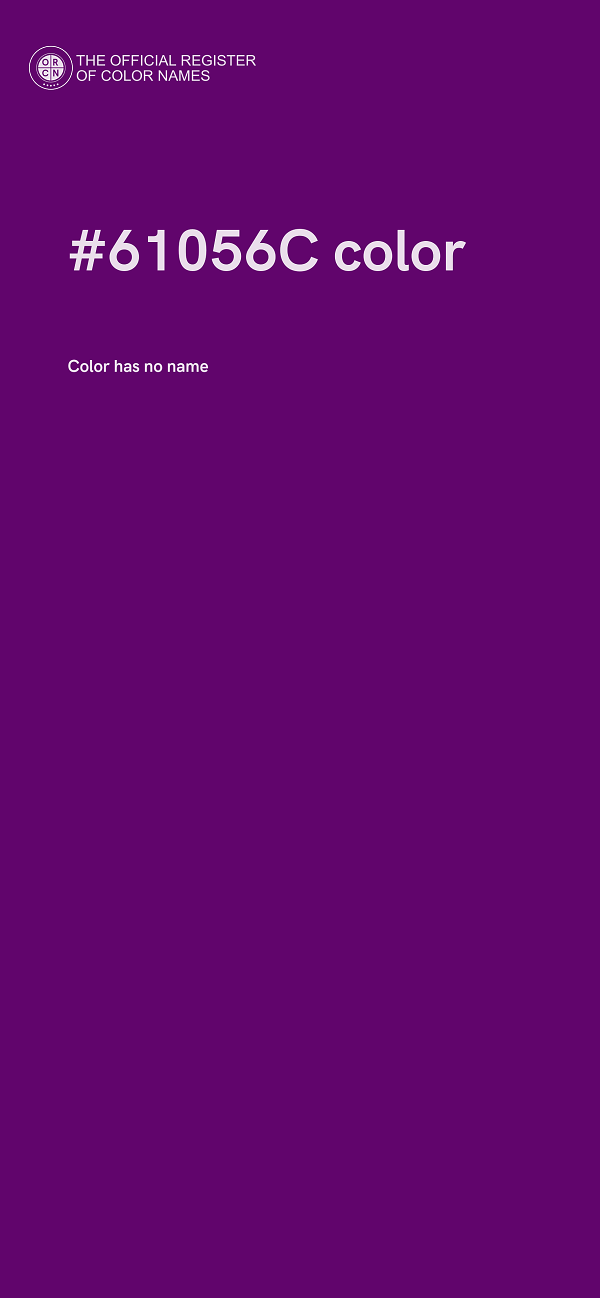 #61056C color image