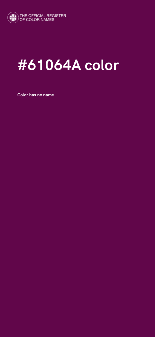 #61064A color image