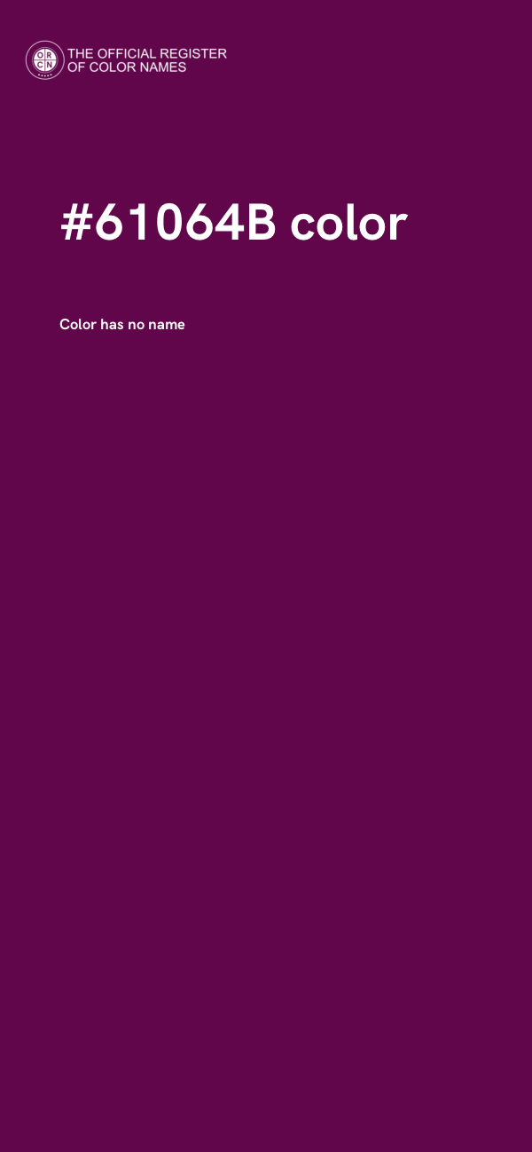 #61064B color image