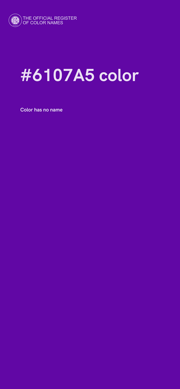 #6107A5 color image