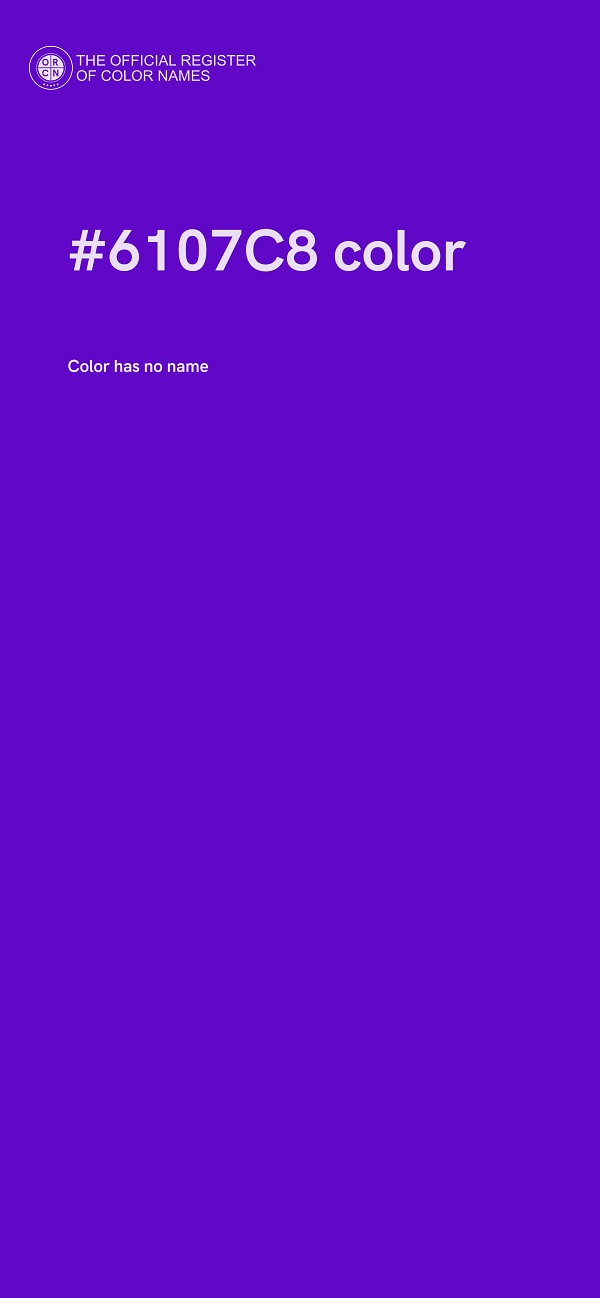#6107C8 color image
