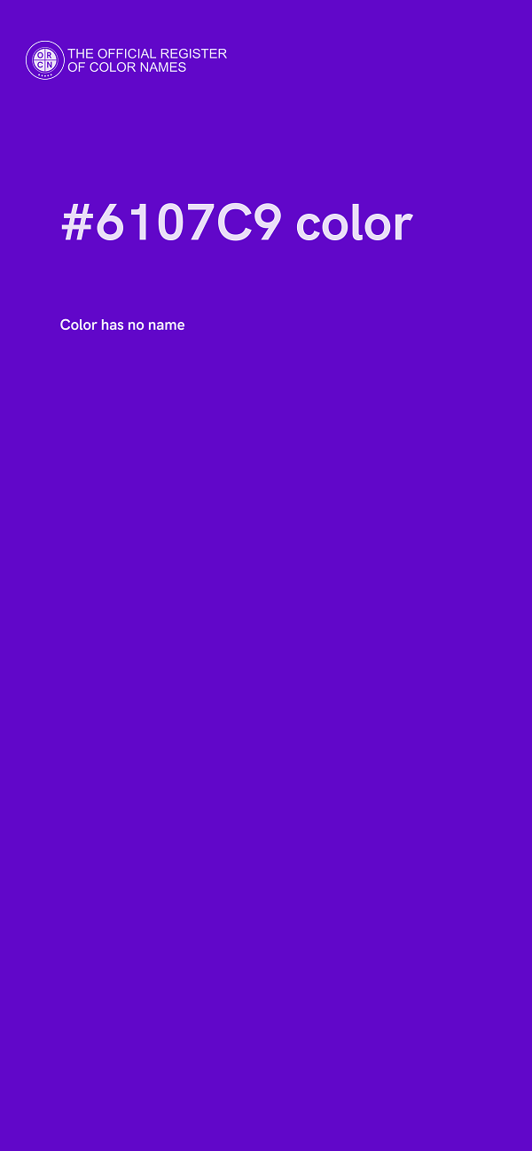 #6107C9 color image