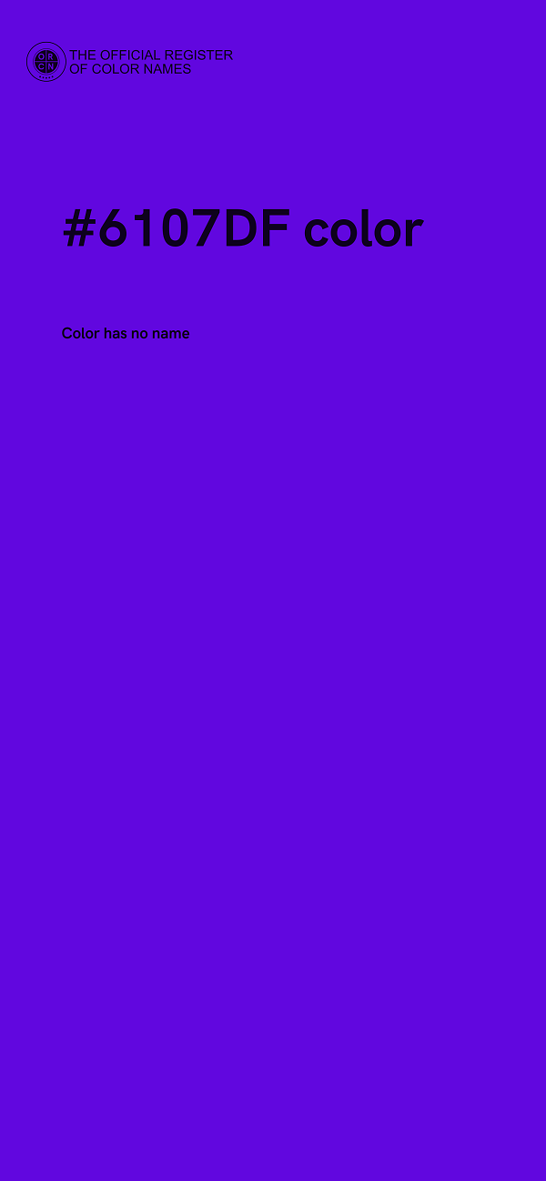 #6107DF color image