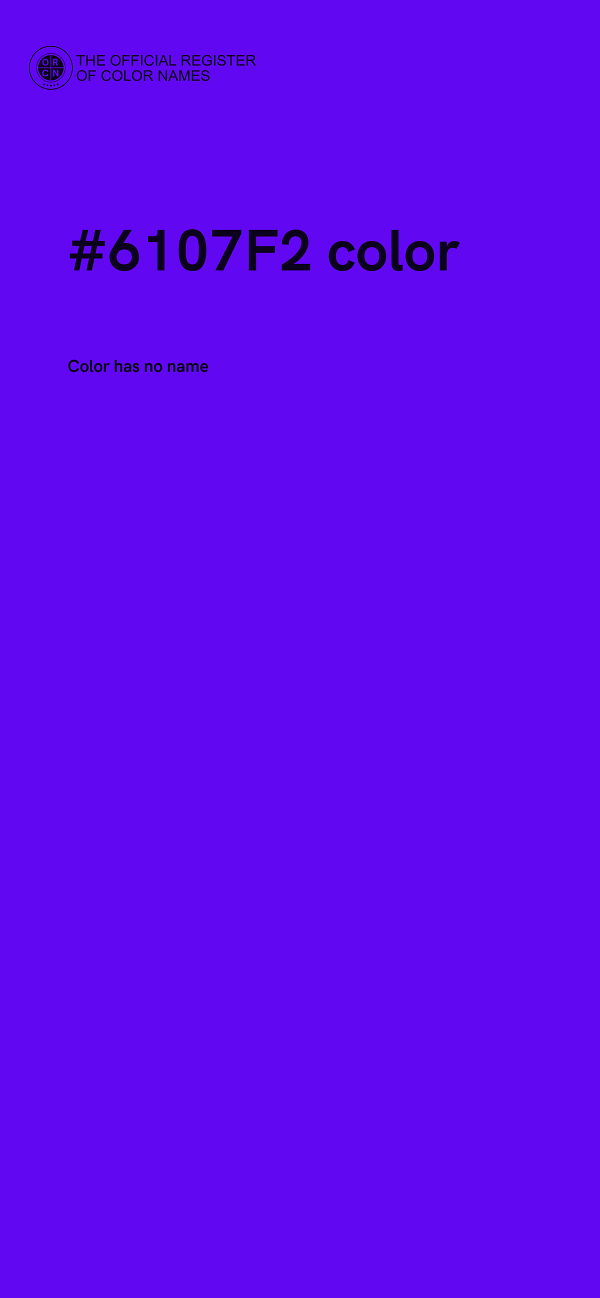 #6107F2 color image