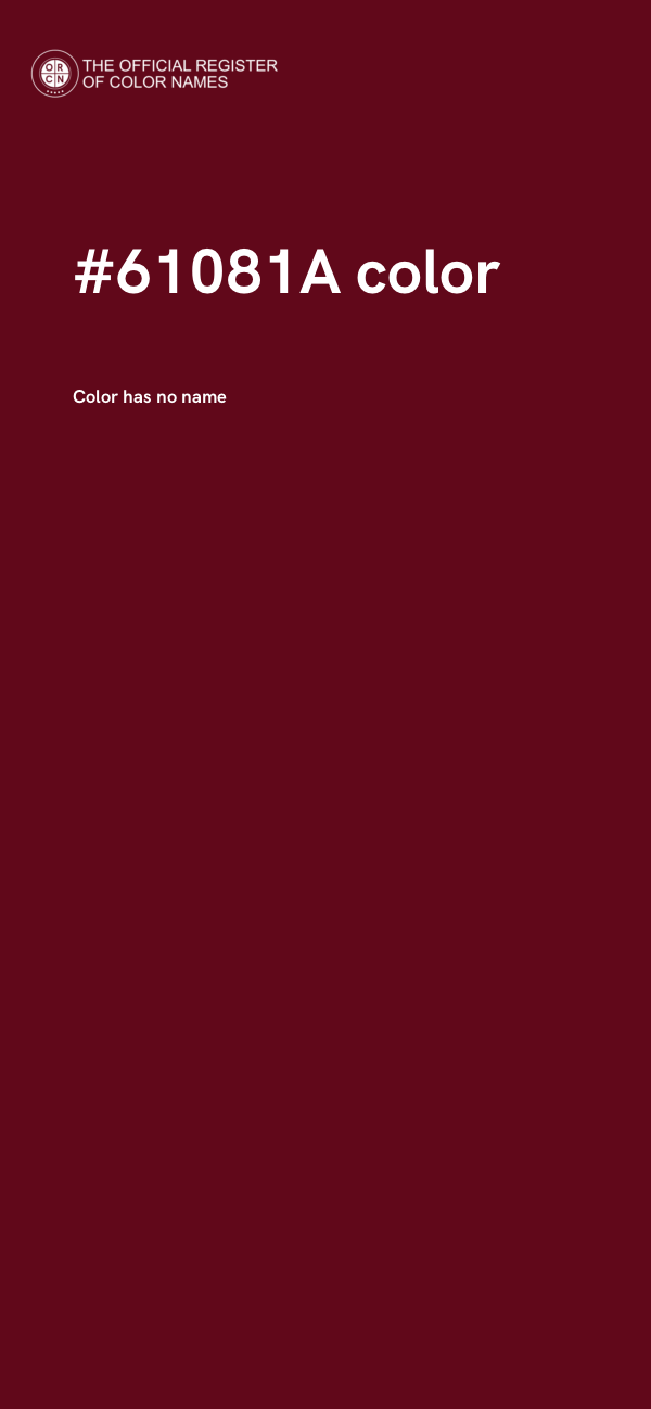 #61081A color image