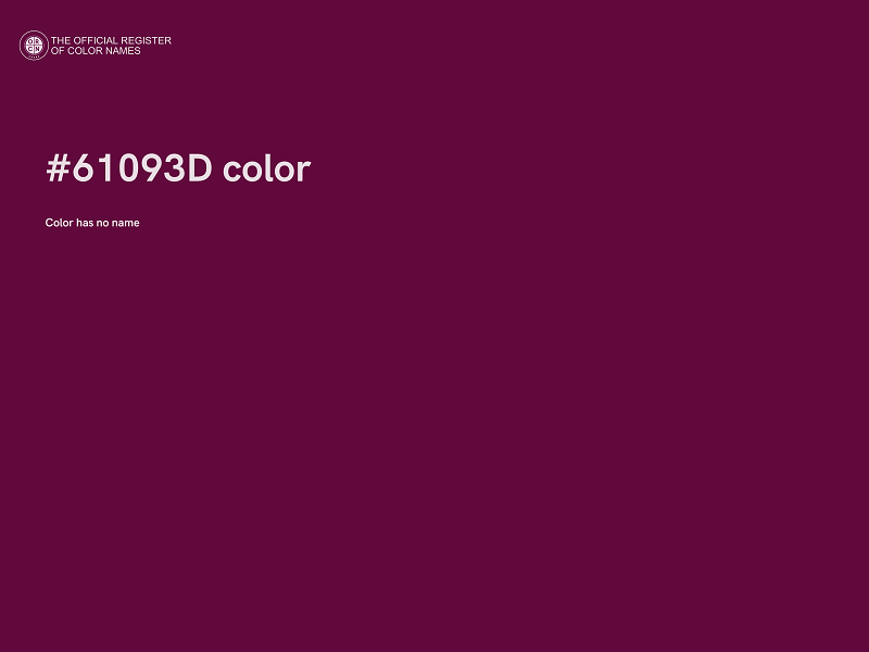 #61093D color image