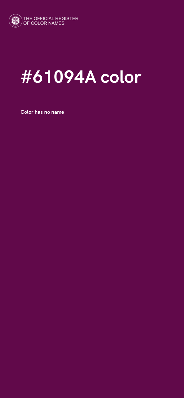 #61094A color image