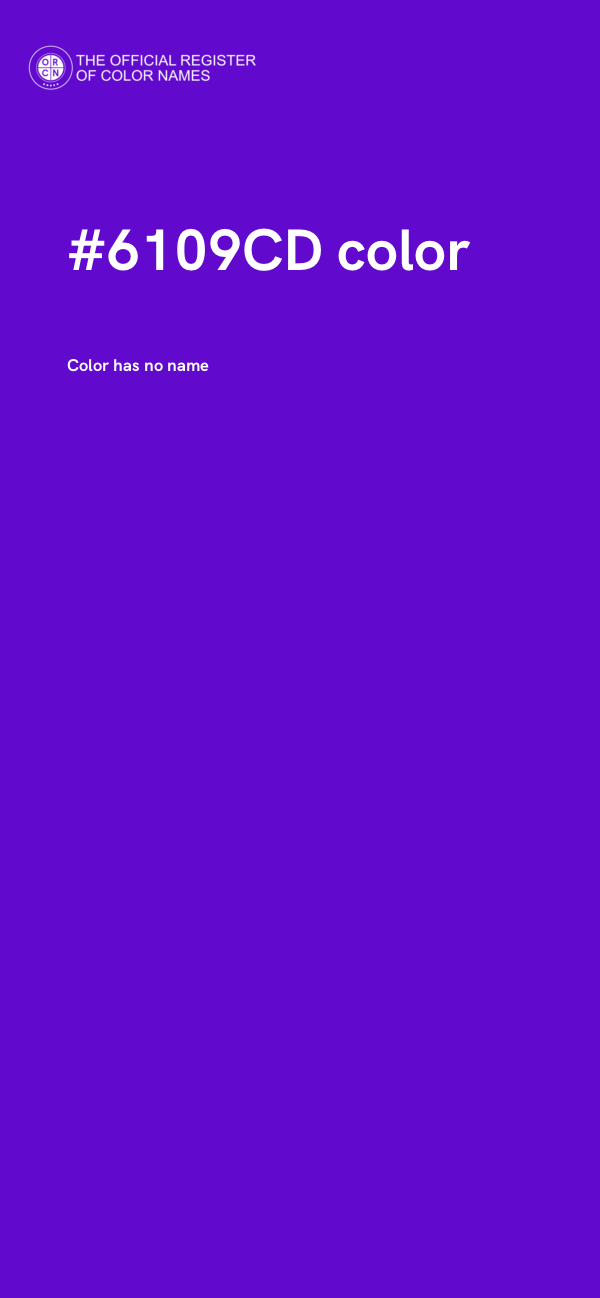 #6109CD color image