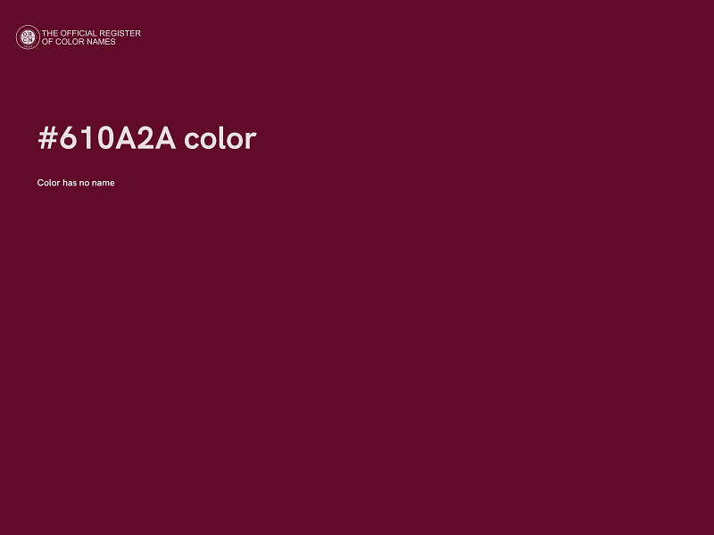 #610A2A color image