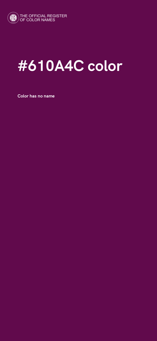 #610A4C color image