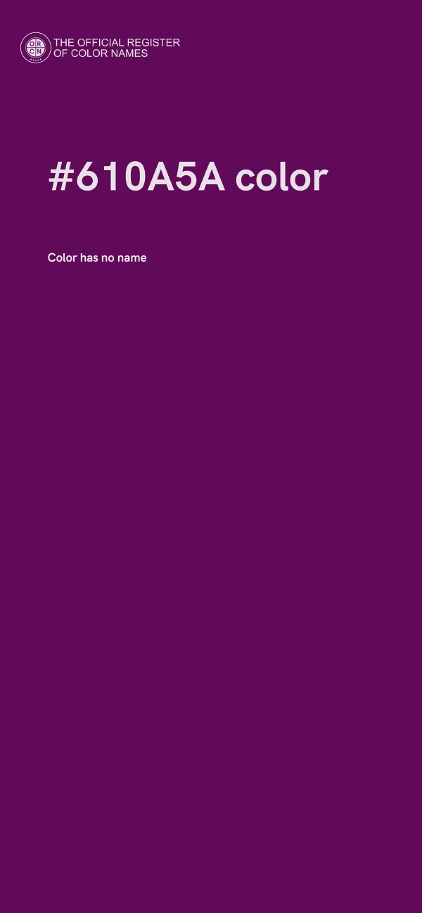 #610A5A color image