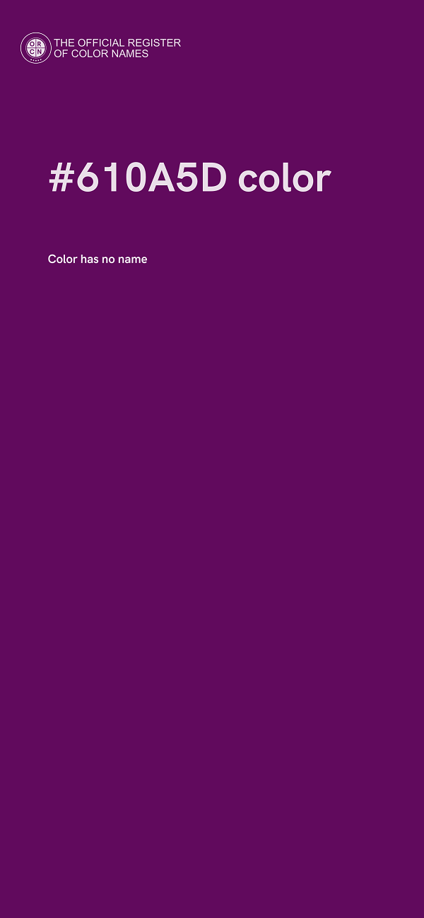 #610A5D color image