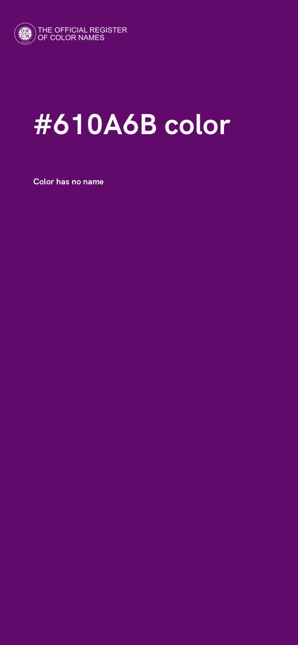 #610A6B color image