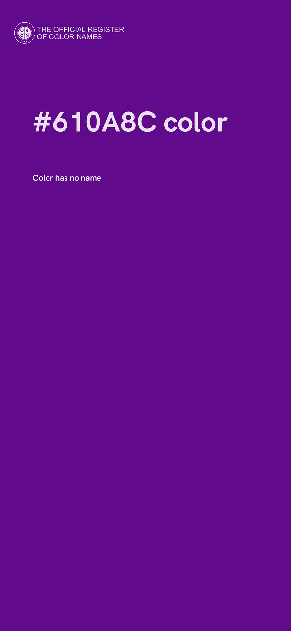 #610A8C color image