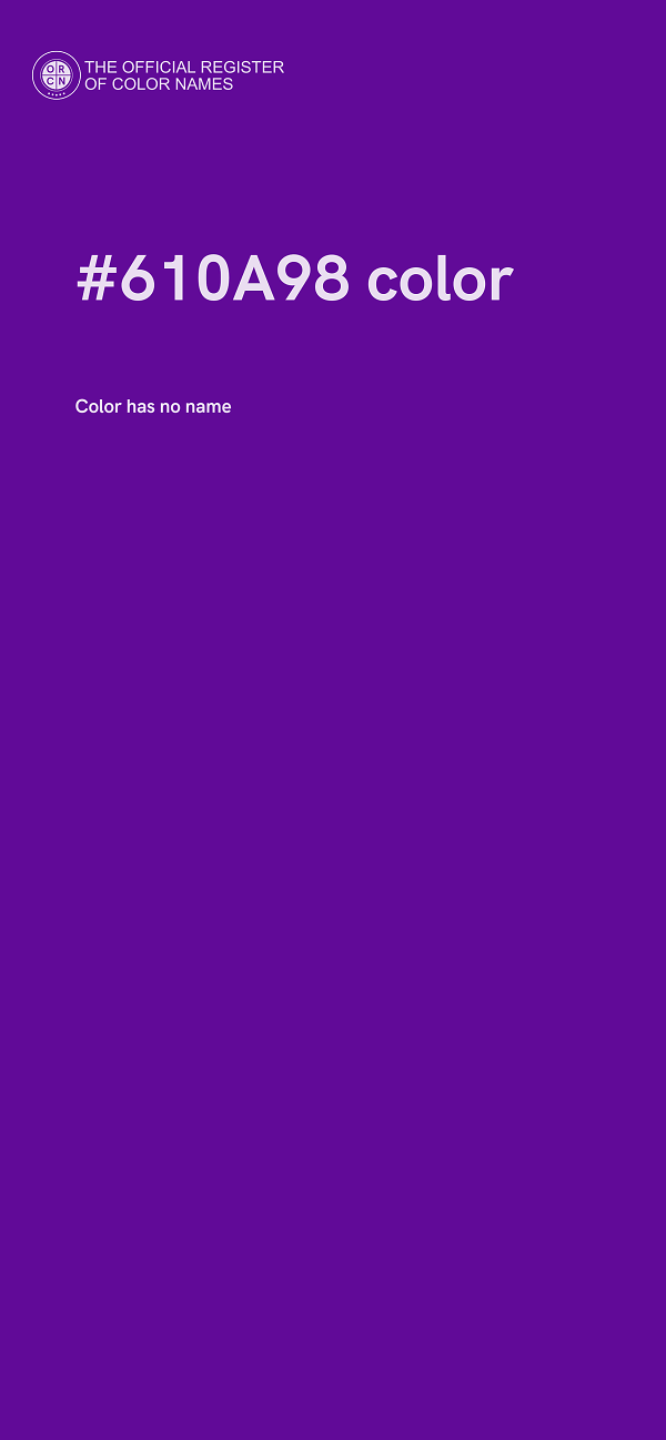 #610A98 color image