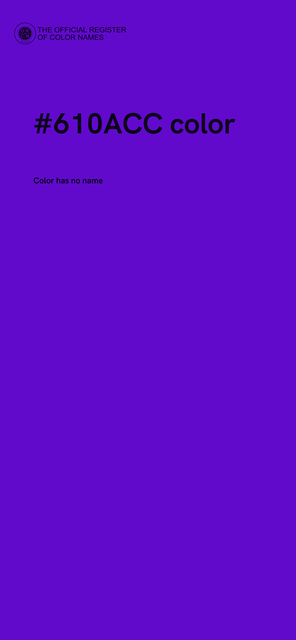 #610ACC color image