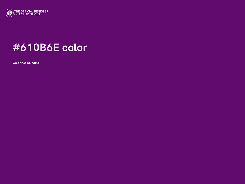 #610B6E color image