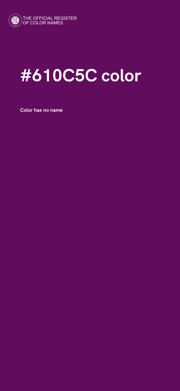 #610C5C color image