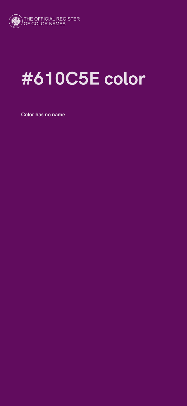 #610C5E color image