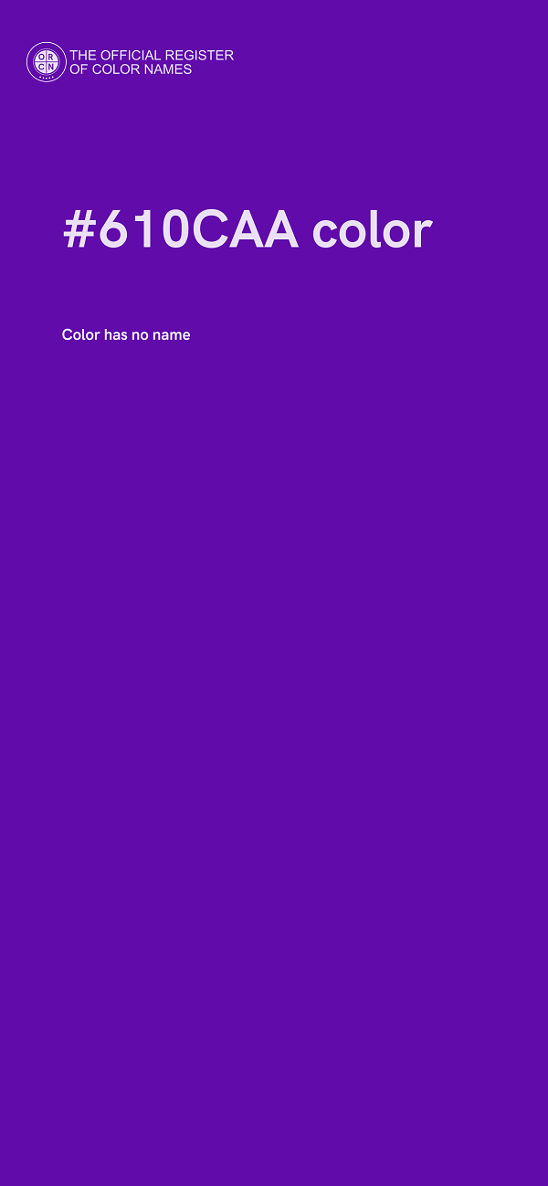 #610CAA color image