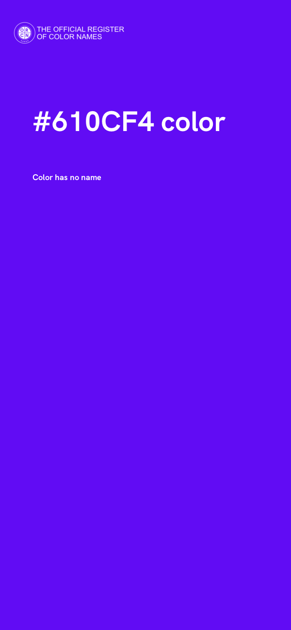 #610CF4 color image