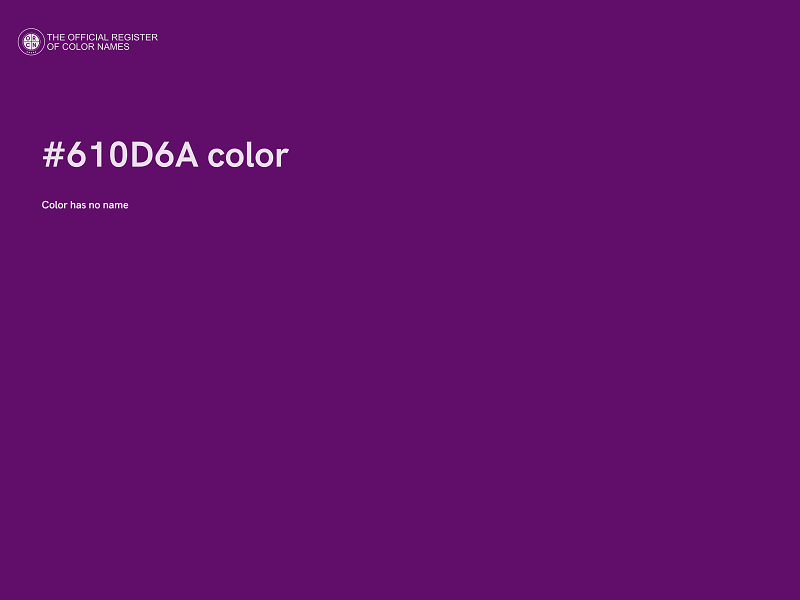 #610D6A color image