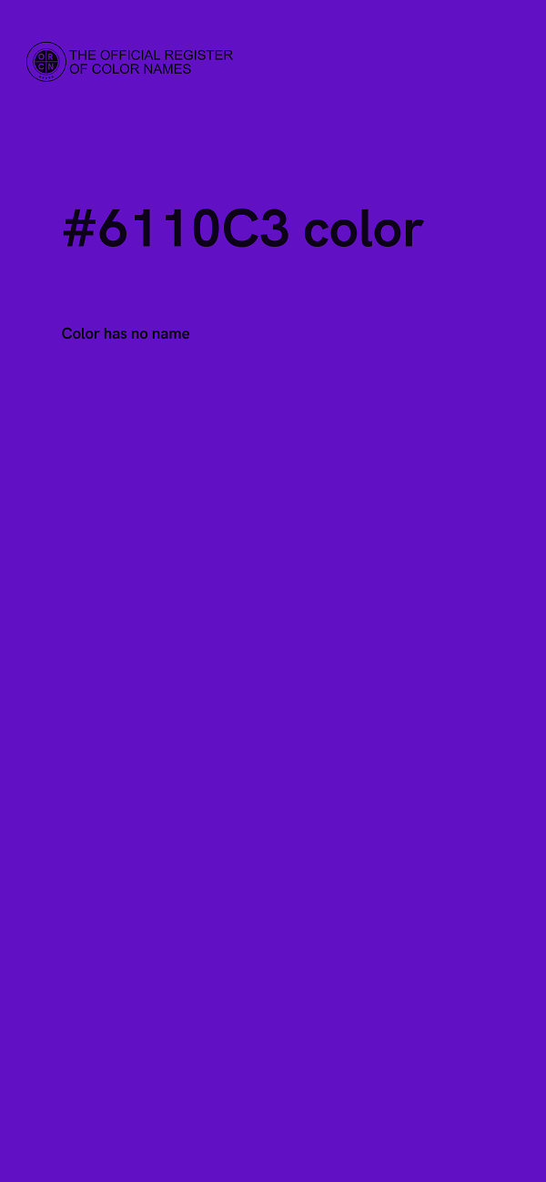#6110C3 color image