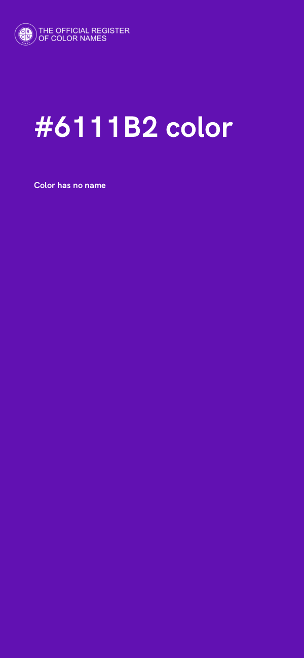 #6111B2 color image