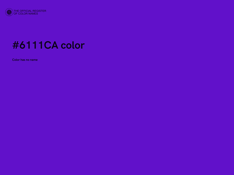 #6111CA color image