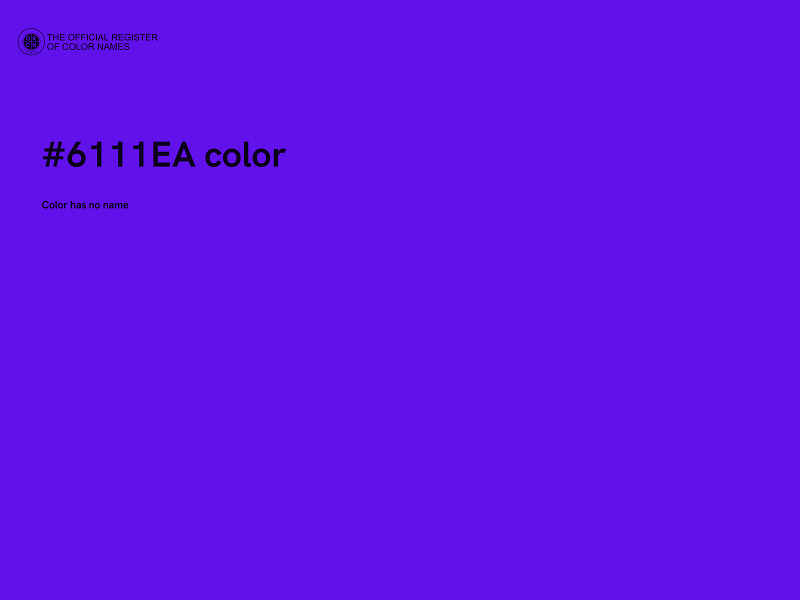 #6111EA color image