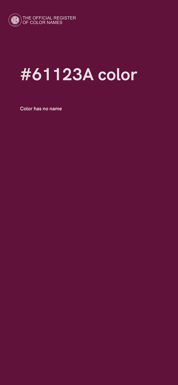 #61123A color image