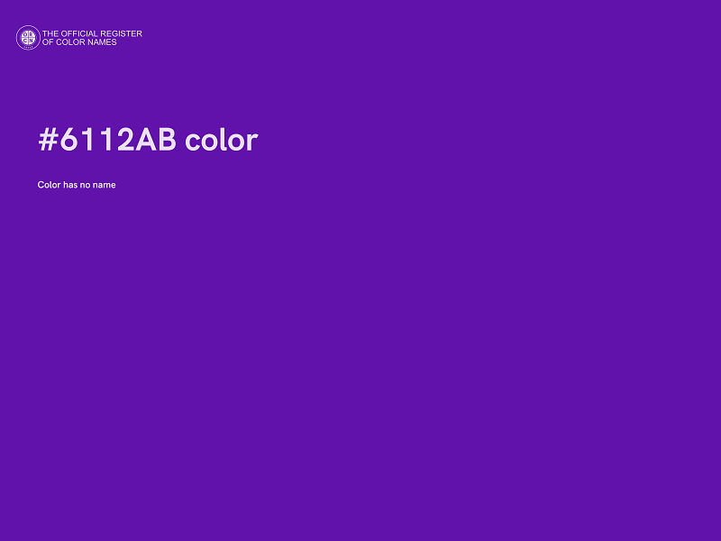 #6112AB color image