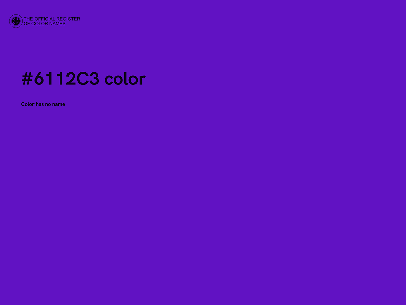 #6112C3 color image