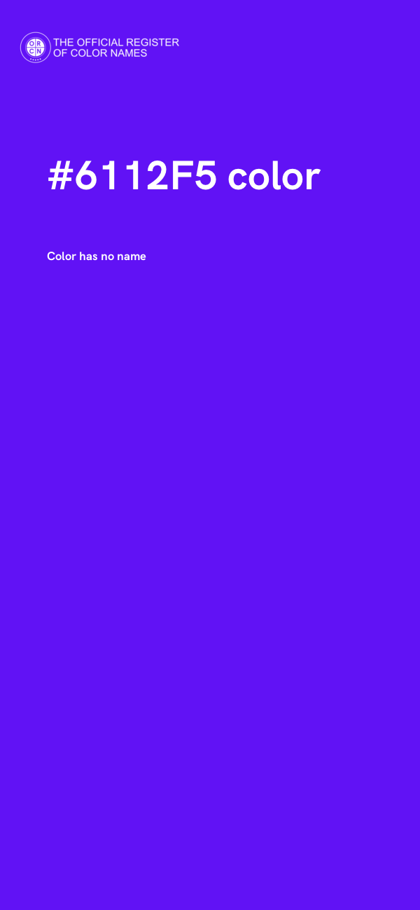 #6112F5 color image