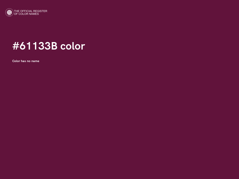 #61133B color image