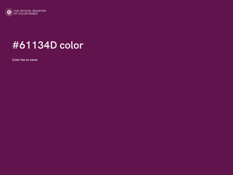#61134D color image