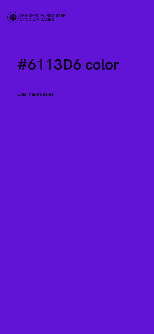 #6113D6 color image