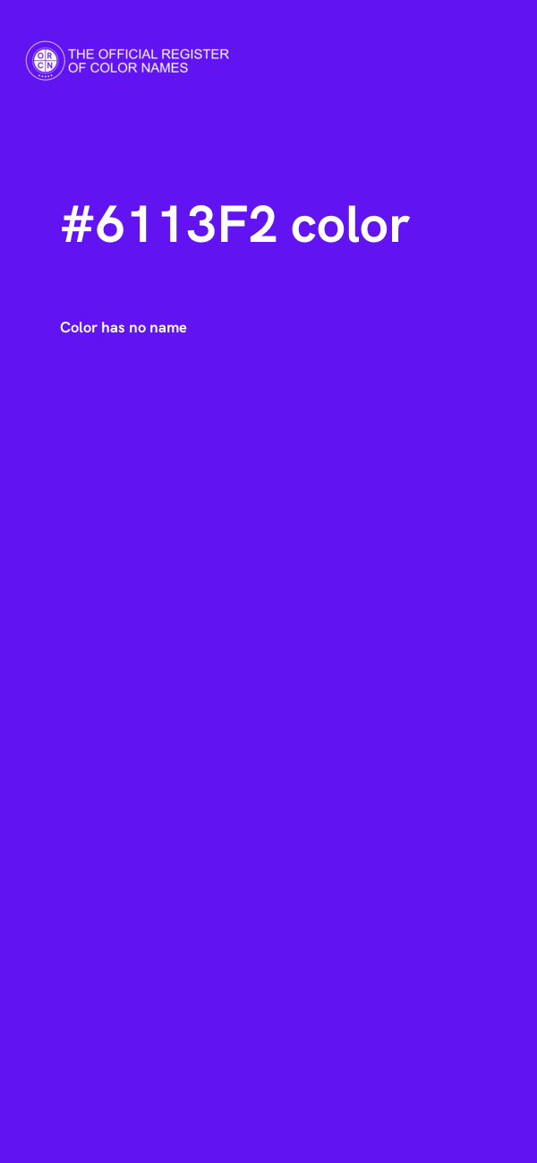 #6113F2 color image