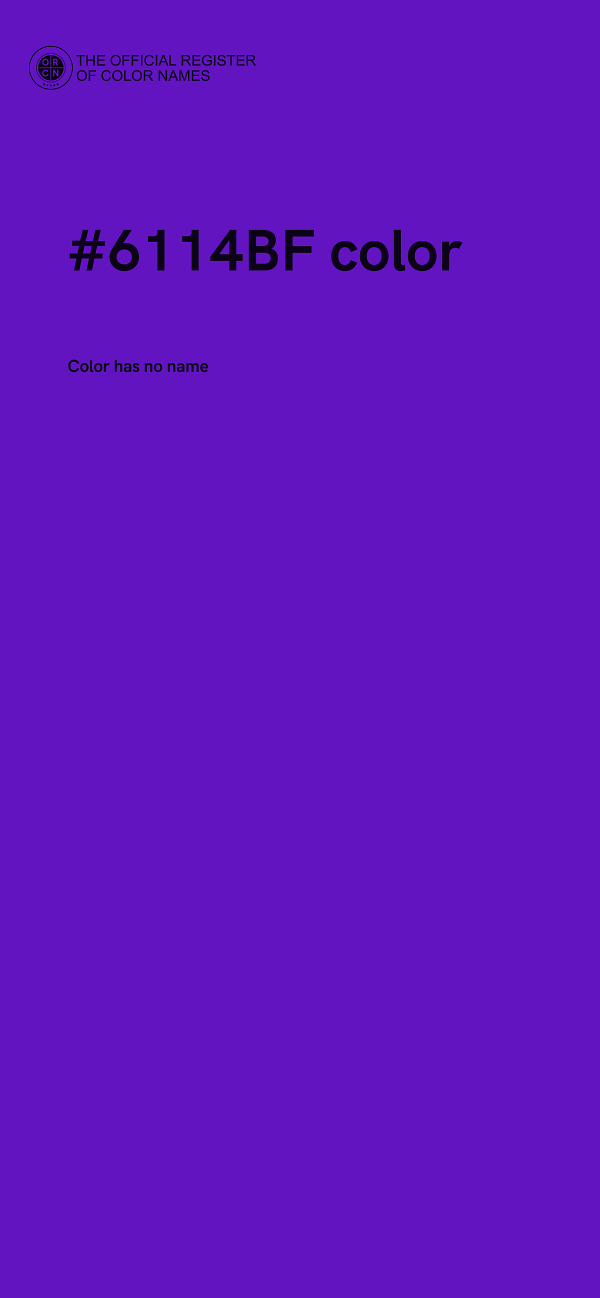 #6114BF color image