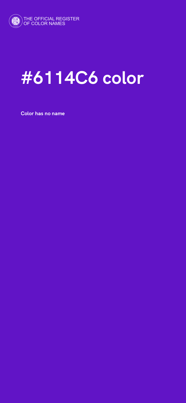 #6114C6 color image