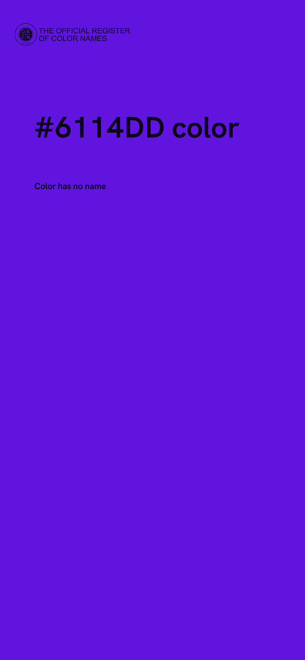 #6114DD color image