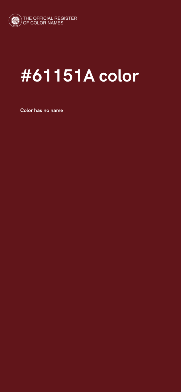 #61151A color image
