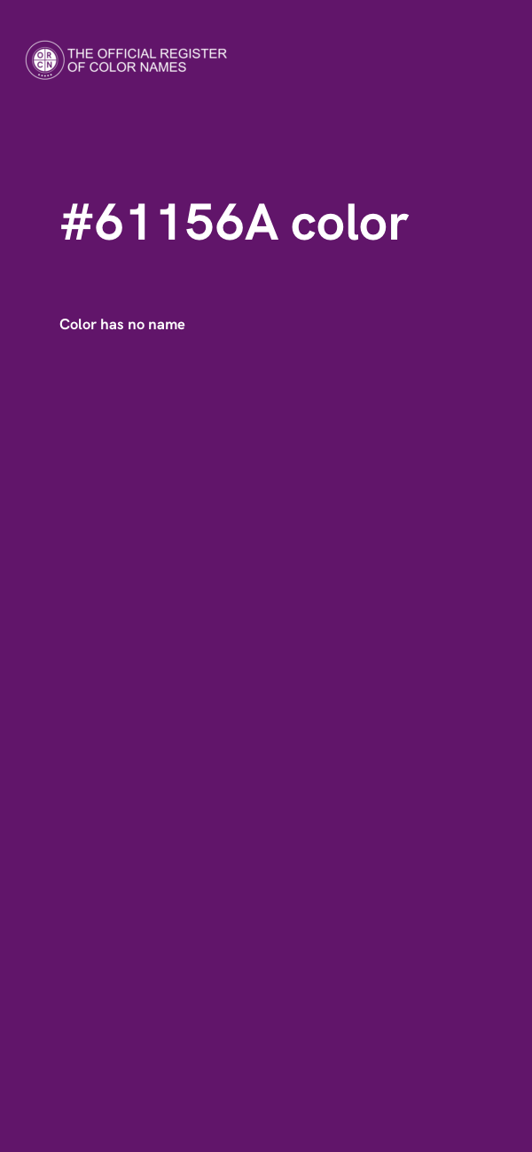 #61156A color image