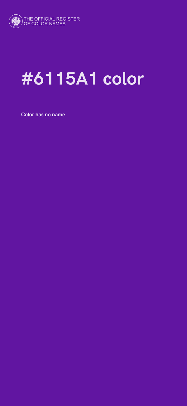 #6115A1 color image
