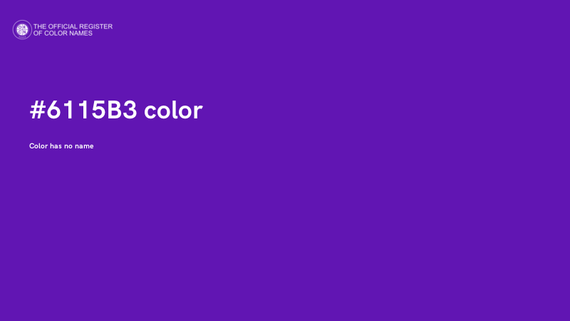 #6115B3 color image
