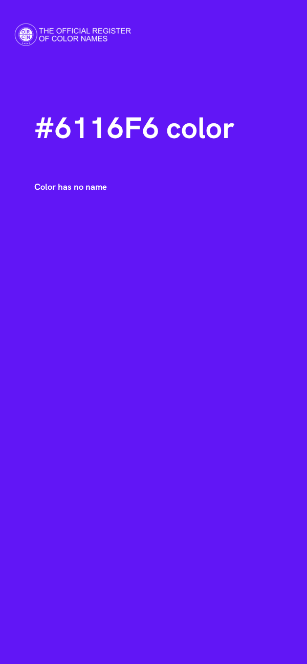 #6116F6 color image