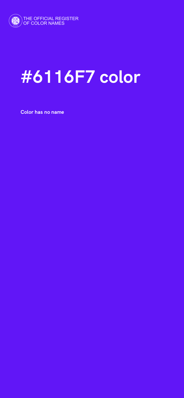#6116F7 color image