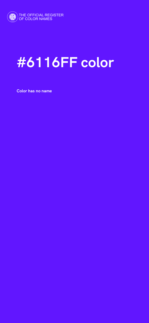#6116FF color image