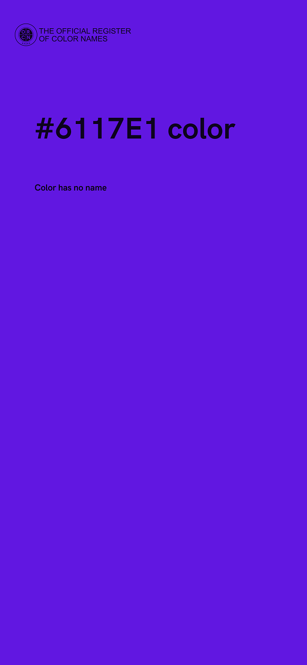 #6117E1 color image